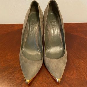 Alexander McQueen suede heels, size 39
